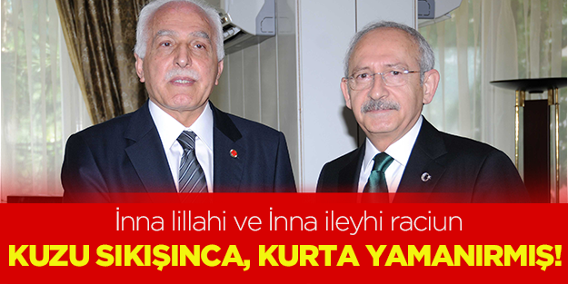 Kuzu sıkışınca, kurta yamanırmış!