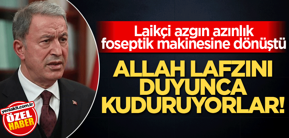 Laikçi azgın azınlık foseptik makinesine dönüştü! Allah lafzını duyunca kuduruyorlar!