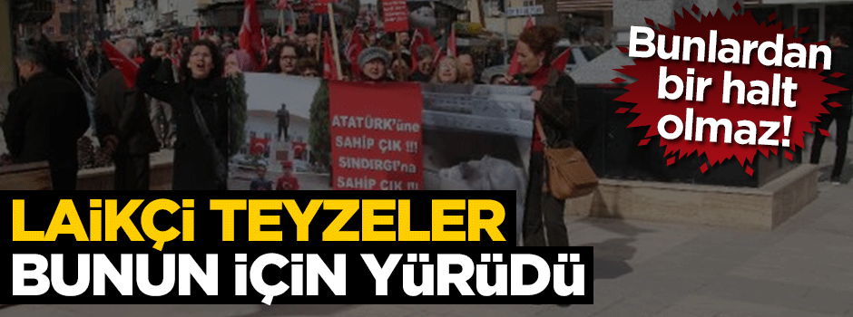 Laikçi teyzeler bunun için yürüdü...