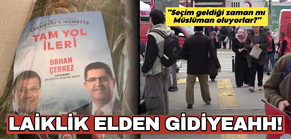 Laiklik elden gidiyeah! CHP’nin "seçim için" seccade dağıtmasına vatandaşlar tepki gösterdi
