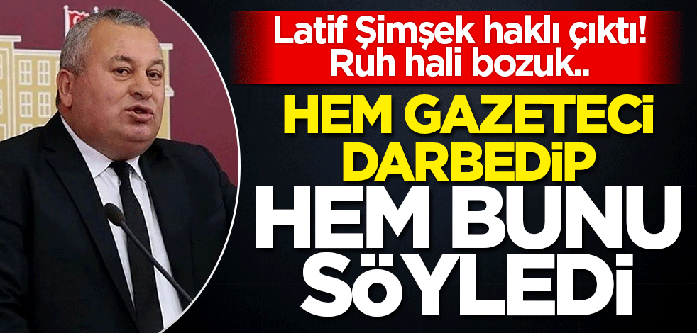 Latif Şimşek haklı çıktı, ruh hali bozuk! Cemal Enginyurt gazeteci yumruklatıp bunları söyledi..