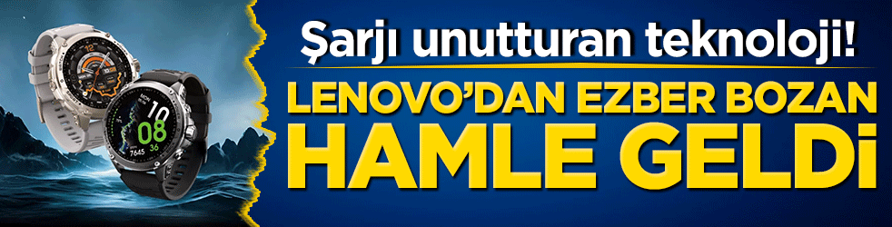 Lenovo’dan giyilebilir teknolojide ezber bozan hamle! Tek şarjla haftalarca süren özgürlük dönemi başlıyor