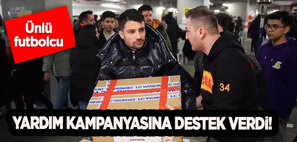 Leo Dubois, yardım kampanyasına destek verdi! Galatasaray'da Muslera yok Dubois var dedirtti