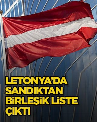 Letonya’da sandıktan Birleşik Liste çıktı