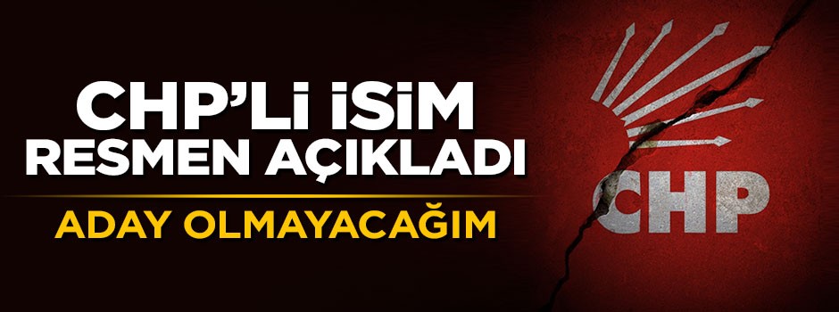 Levent Gök resmen açıkladı: Aday olmayacağım