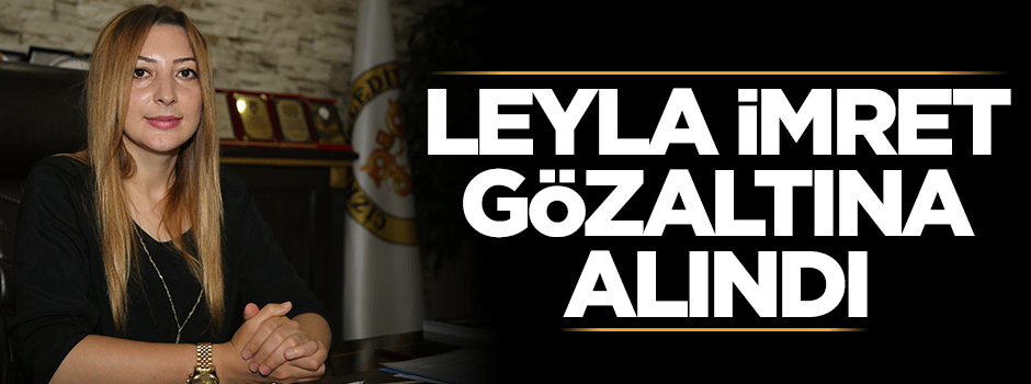 Leyla İmret gözaltına alındı