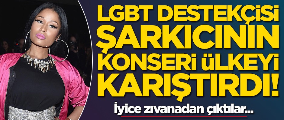 LGBT destekçisi şarkıcının konseri ülkeyi karıştırdı!
