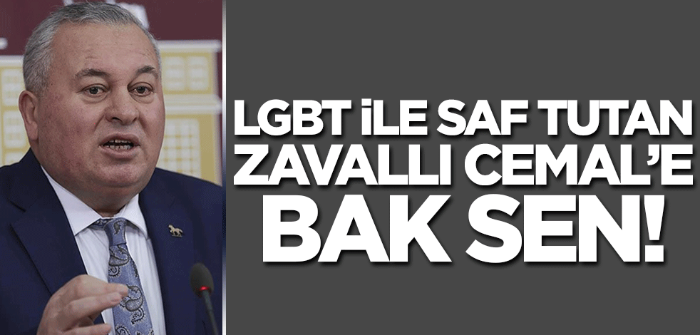 LGBT ile saf tutan zavallı Cemal'e bak sen!