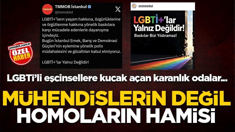 LGBTİ’li eşcinsellere kucak açan karanlık odalar... Mühendislerin değil homoların hamisi