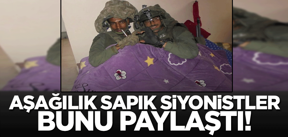 LGBT'li aşağılık siyonistler böyle poz verdi!