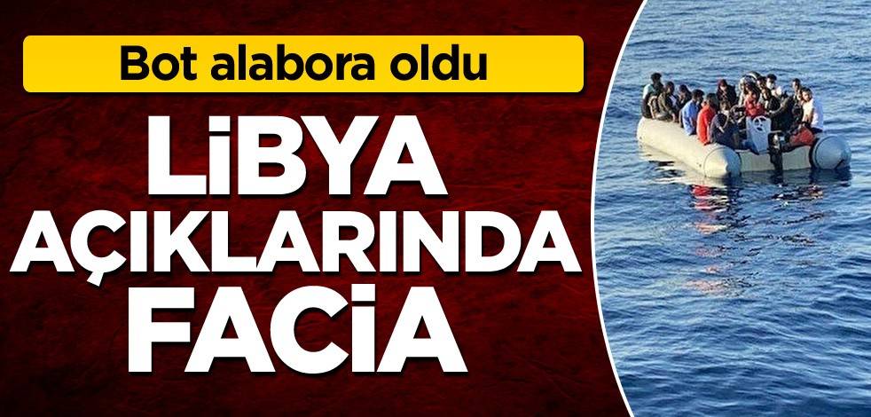Libya açıklarında facia! Bot alabora oldu