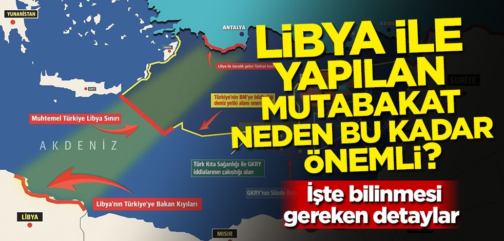 Libya ile yapılan mutabakat neden bu kadar önemli? İşte bilinmesi gerekenler
