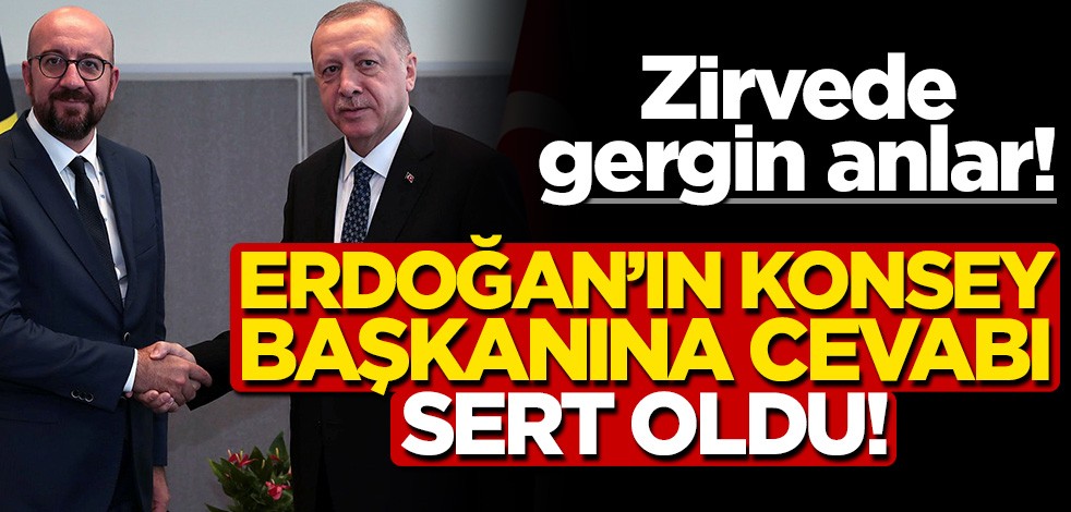 "Libya konusunda endişeliyiz" diyen AB Konsey Başkanı'na Cumhurbaşkanı Erdoğan'dan sert cevap!