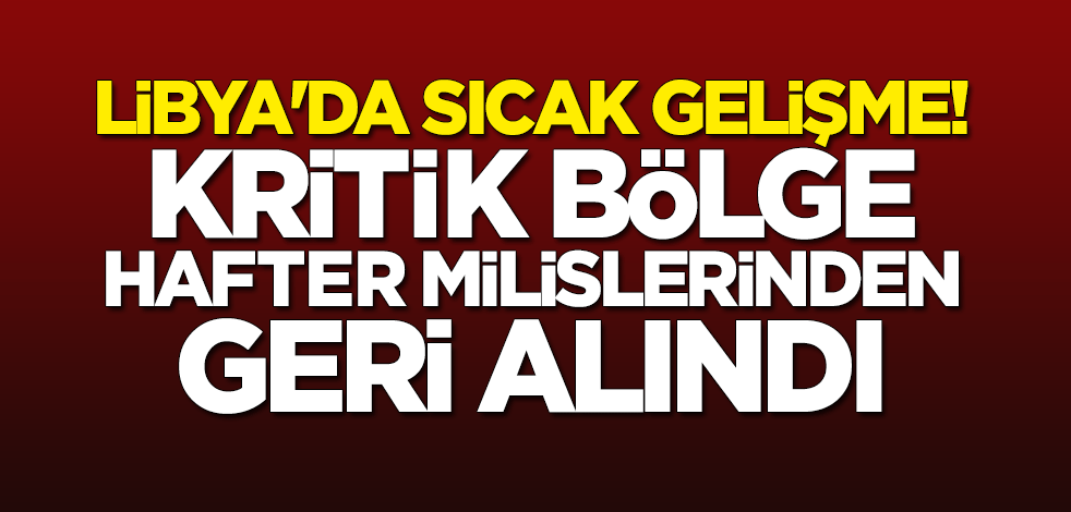 Libya ordusu Trablus’un güneyindeki Ayn Zara'da kontrolü sağladı