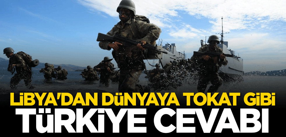 Libya'dan flaş Türkiye açıklaması: Bir tek onlar geldi