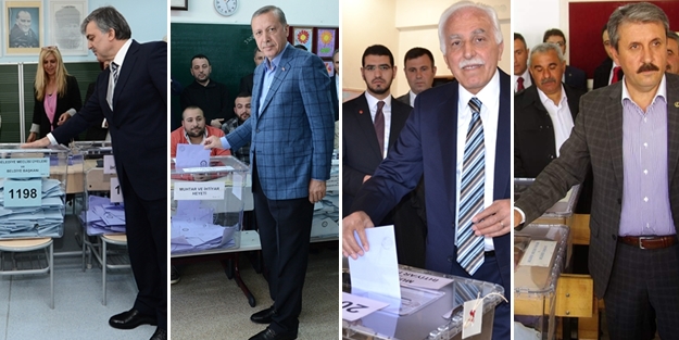 Liderler nerede oy kullandı?