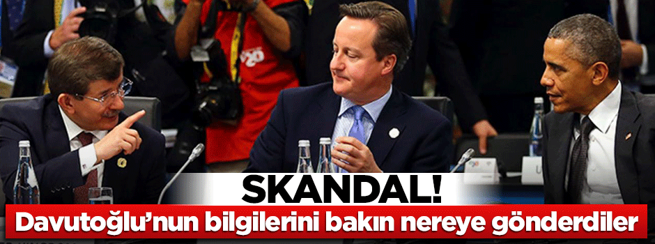 Liderlerin bilgileri yanlış yere gitti