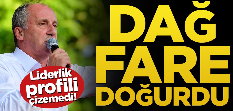 Liderlik profili çizemedi! Dağ fare doğurdu