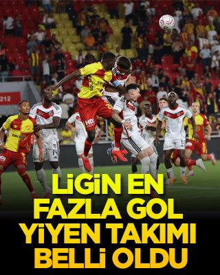 Ligin en fazla gol yiyen takımı belli oldu