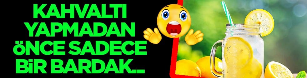 Limonlu su ile güne başlarsanız... Zayıflatma efsanesi mi gerçek mi?