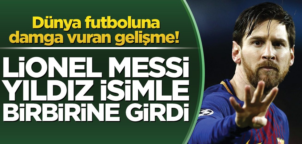 Lionel Messi, antrenmanda Pique ile tartıştı