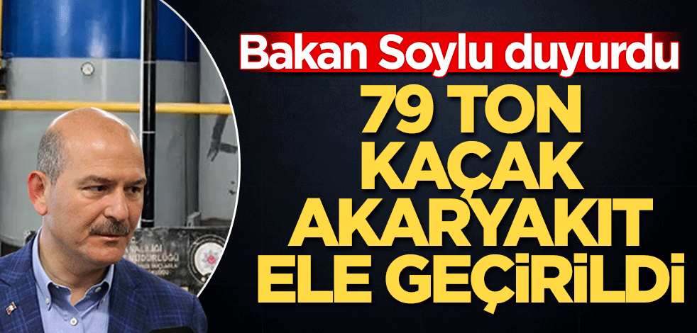 Lisanssız tesiste 79 ton kaçak akaryakıt ele geçirildi