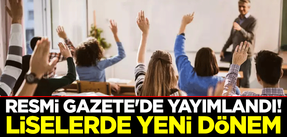 Liselerde yeni dönem: 6'dan fazla dersten başarısız olan öğrenci sınıfta kalacak