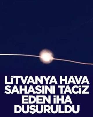 Litvanya hava sahasını taciz eden İHA düşürüldü