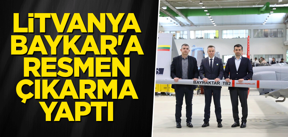 Litvanya'dan Baykar'a ziyaret
