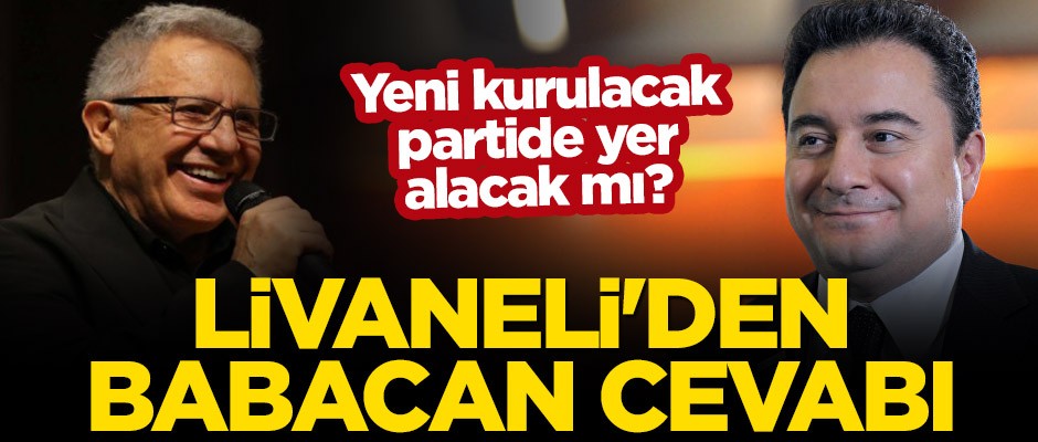 Livaneli'den Babacan cevabı: Mümkün değil