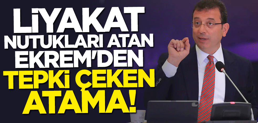 Liyakat nutukları yine lafta kaldı... İmamoğlu'ndan kitabını yazan isme İBB'de üst düzey görev