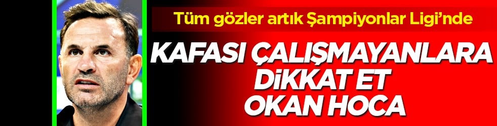 Lizbon rakiplerine korku salıyor evinde... Kafası çalışmayanlara dikkat et Okan hoca
