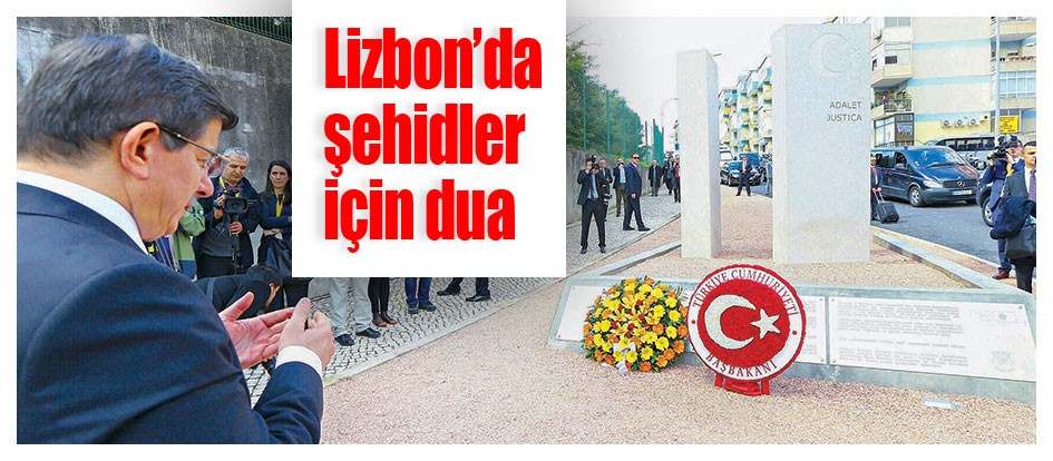 Lizbon’da şehidler için dua