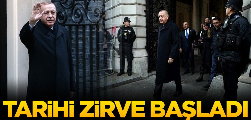 Londra'da 4'lü Suriye zirvesi başladı