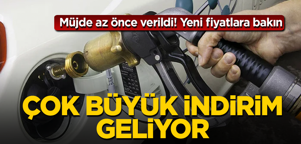 LPG'ye çok büyük indirim geliyor! Yeni fiyatlara bakın