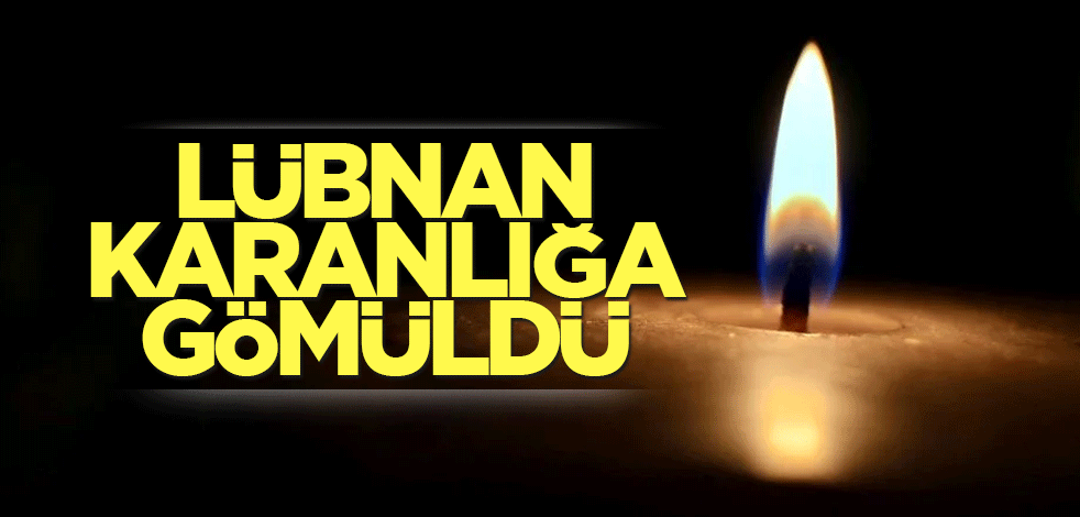 Lübnan karanlığa gömüldü