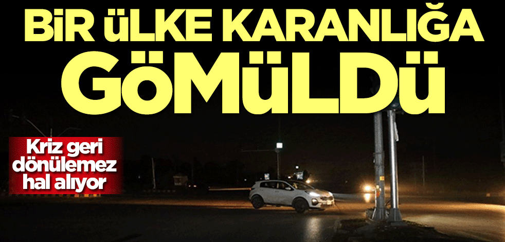 Lübnan karanlığa gömüldü! Kriz tam anlamıyla büyüdü