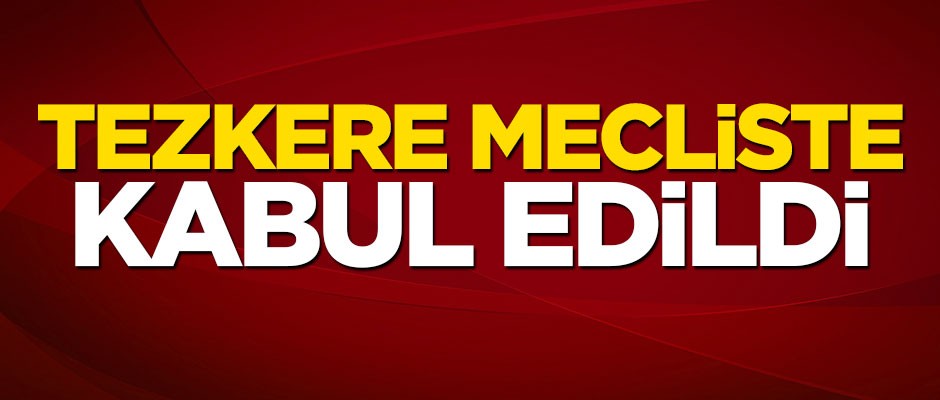 Lübnan tezkeresi TBMM Genel Kurulu'nda kabul edildi