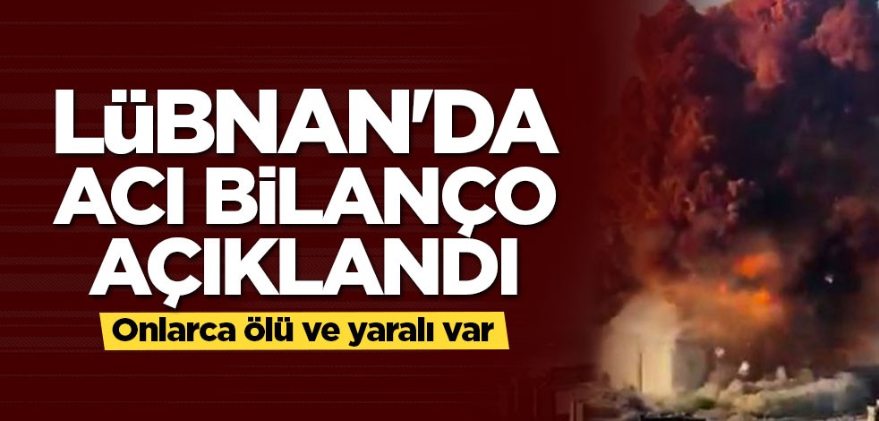 Lübnan'da acı bilanço açıklandı