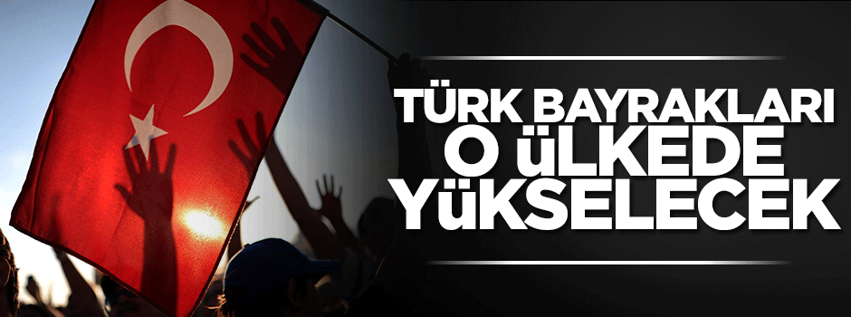 Lübnan'da bir grup Türk bayraklarını yükseltecek.