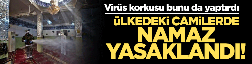 Lübnan'da camilerde cemaatle namazlar geçici olarak askıya alındı!