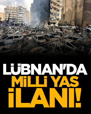 Lübnan'da milli yas ilanı!