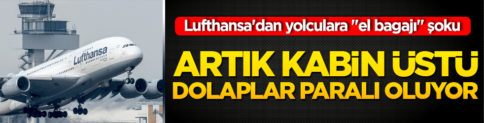 Lufthansa'dan yolculara 