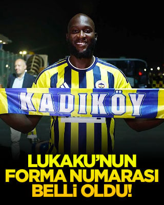 Lukaku’nun forma numarası belli oldu!