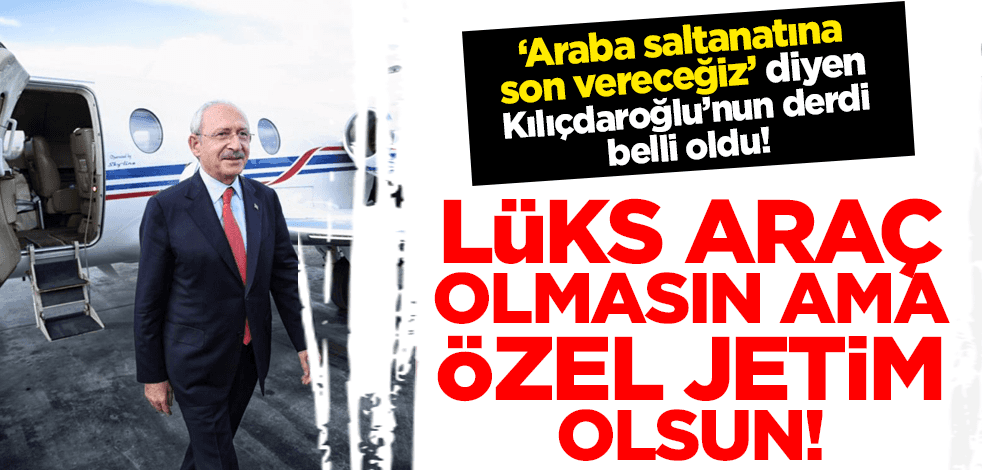 'Lüks araç' eleştirisi yapan Kılıçdaroğlu, özel jetle Samsun'a gitti