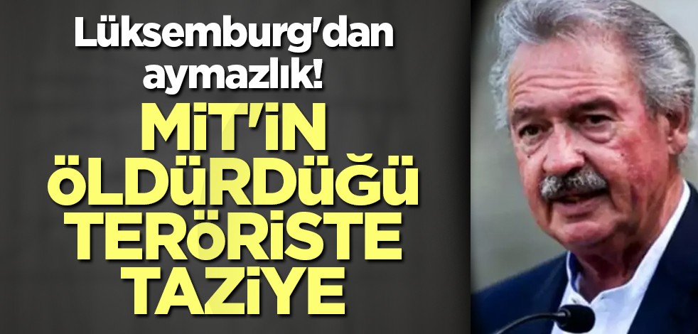 Lüksemburg'dan aymazlık! MİT'in öldürdüğü teröriste taziye