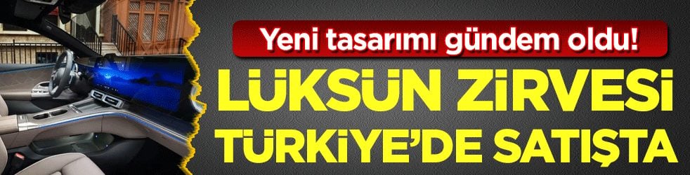 Lüksün zirvesi Türkiye'de satışta! Yeni tasarımı gündem oldu!