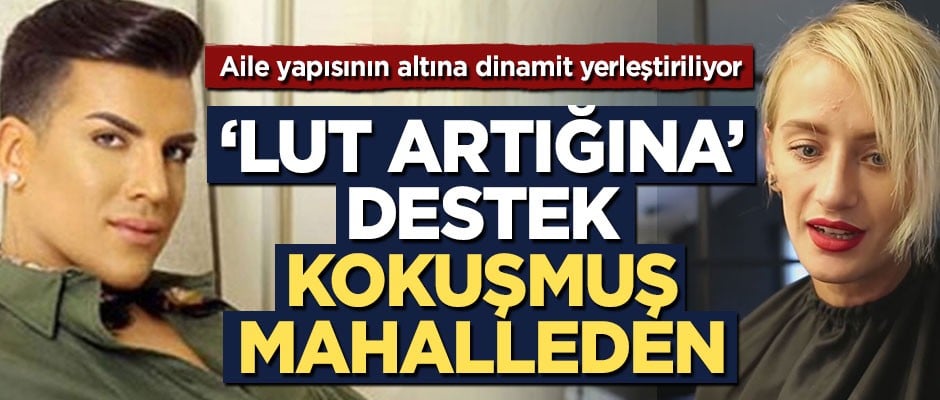 Lut artığına destek kokuşmuş mahalleden geldi