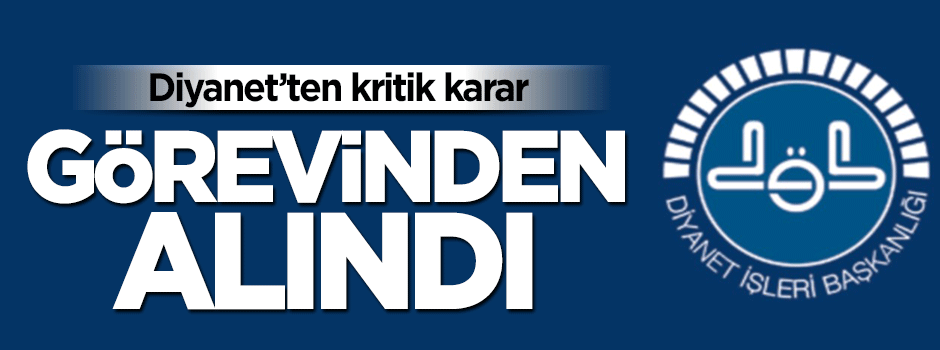 Lütfi Elvan: Diyanet'te daire başkanı açığa alındı