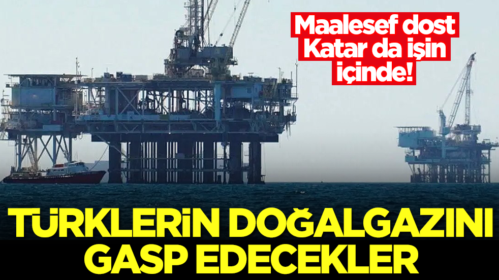 Maalesef dost Katar da işin içinde: Türklerin doğalgazını gasp edecekler